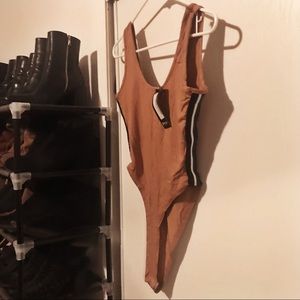 Tan Bodysuit
